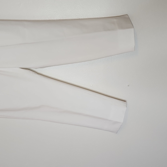 NEW Talbots Cotton Straight Leg Pants Classic Crop Split Hem Preppy Summer Chic - Picture 3 of 13